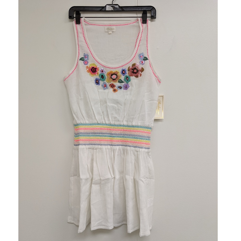Shoshanna Rainbow Floral Tank Dress